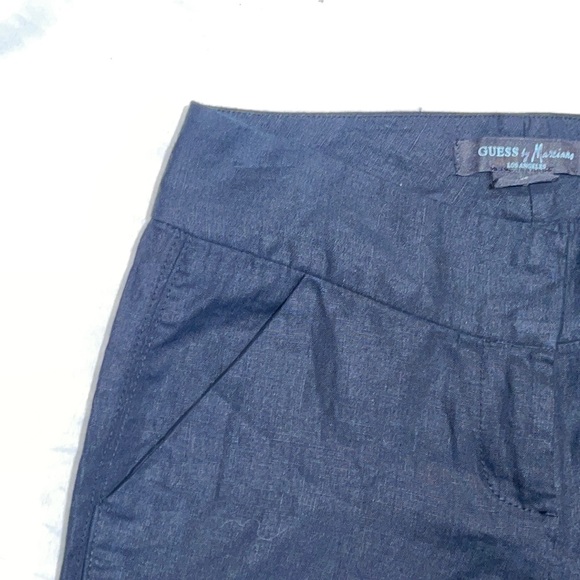 New Guess Marciano Linen Palazzo Wide Leg Pants 00 XS - Picture 3 of 7